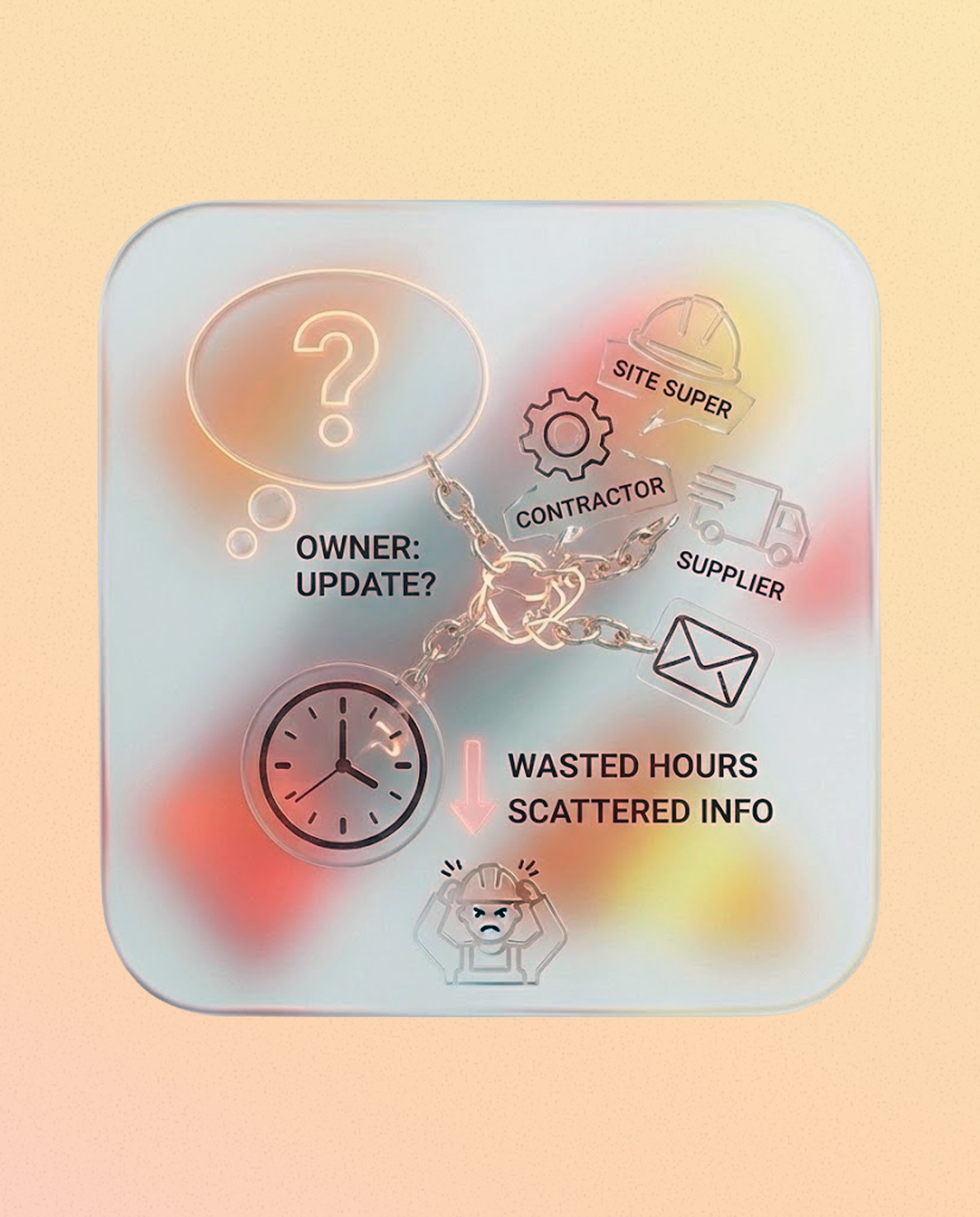 Owners asking for updates you have to chase down